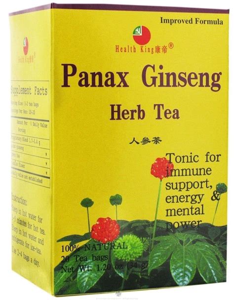 Panax Ginseng Tea 20 BAG | Ginseng tea, Herbalism, Ginseng