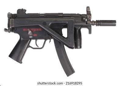 German Submachine Gun Mp5 Isolated Stock Photo 106443272 | Shutterstock