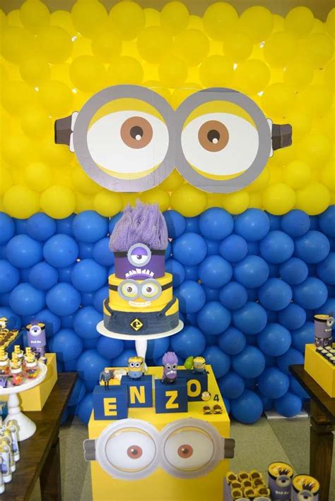 Despicable Me / Minions Birthday Party Ideas | Photo 3 of 7 | Minion birthday party, Minions ...