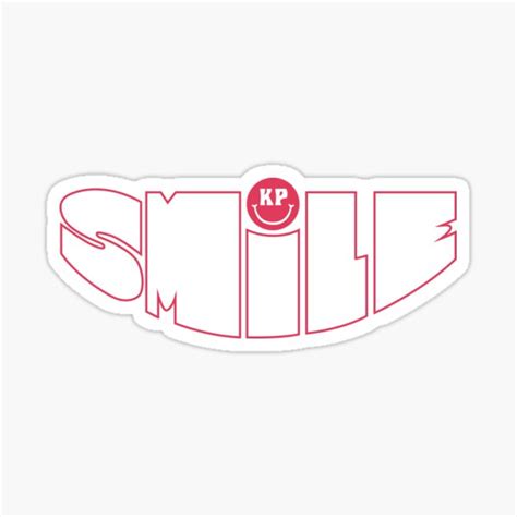 "Katy Perry Smile KP" Sticker by Dewars | Redbubble