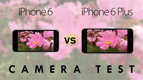 iPhone 6 vs 6 Plus - Camera Test Comparison - YouTube