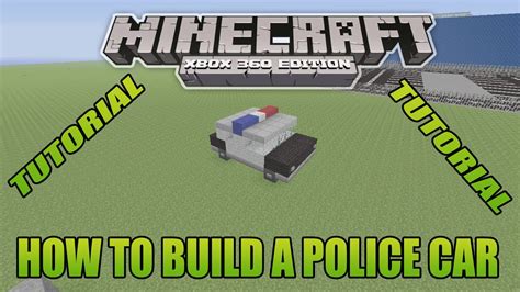 Minecraft Xbox Edition Tutorial How To Build A Police Car - YouTube