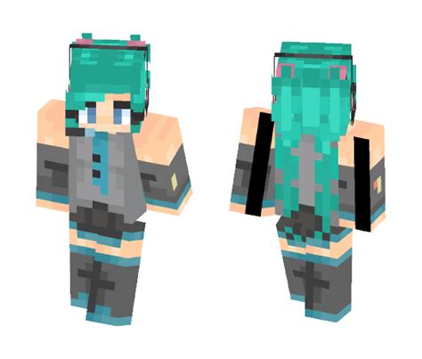 Download Hatsune Miku Minecraft Skin for Free. SuperMinecraftSkins