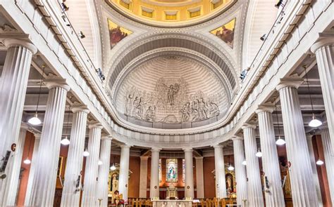 Interior of the St Marys Pro Cathedral in Dublin, Ireland. Editorial Photography - Image of dome ...