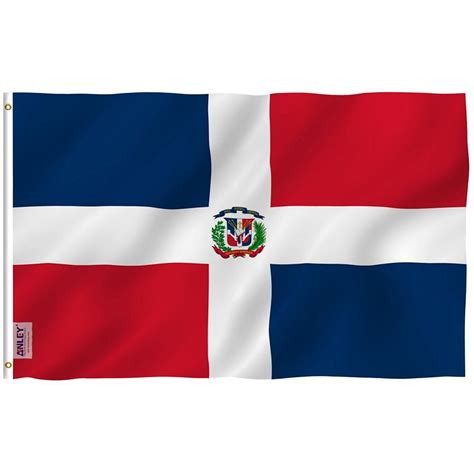 Fly Breeze Dominican Republic Flag 3x5 Foot - Anley Flags