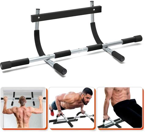 SGODDE Pull Up Bar Multifunctional Chin Up Upper Body Workout Bar Home Gym Exercise Equipment ...