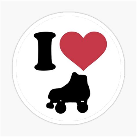 "I JUST LOVE IT" Sticker by CGRollerDerby | Redbubble