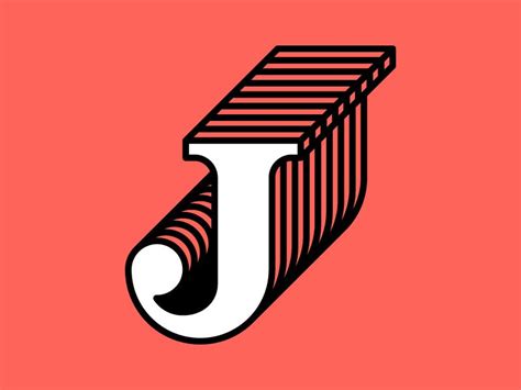 Letter J | Letter j design, Letter j, Cool typography