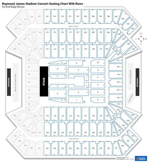 Raymond James Stadium Seating Charts for Concerts - RateYourSeats.com