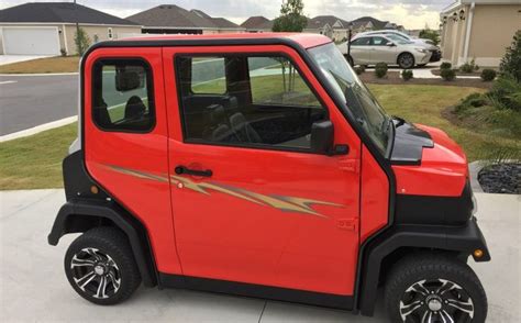 Selling Atomic Electric #golfcart in The Villages, FL. Like new with only 300 miles. Air ...