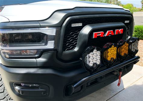 RAM 2019-2020 (Power Wagon and 2500) Light Bar 34201 - Satin Black