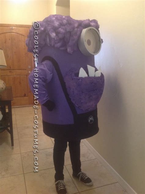 Homemade Purple Minion Halloween Costume