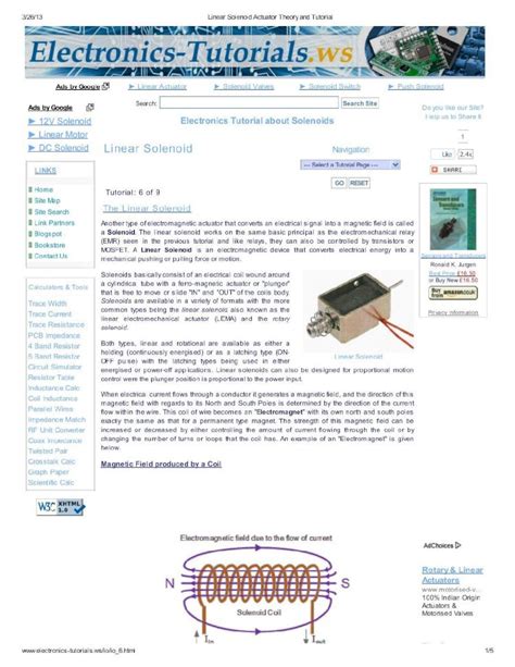 (PDF) Linear Solenoid Actuator Theory and Tutorial - DOKUMEN.TIPS