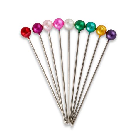 Pearlized Ball Head Pins - #24 - WAWAK Sewing Supplies