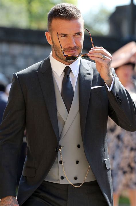 What We Can All Learn From David Beckham's Royal Wedding Look