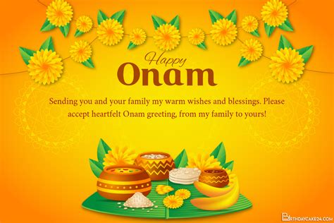 Free Onam Greeting Cards Maker Online