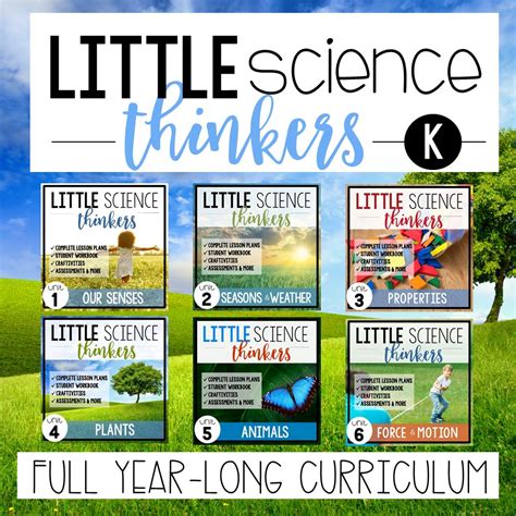 Kindergarten Science Curriculum {Little Science Thinkers} – Mrs Jones's Class