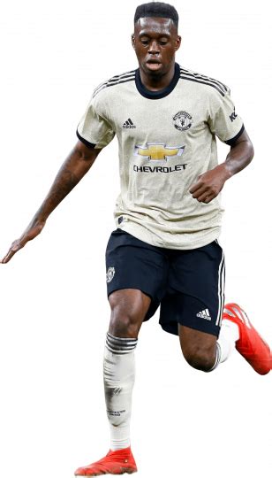 Aaron Wan-Bissaka Manchester United football render - FootyRenders