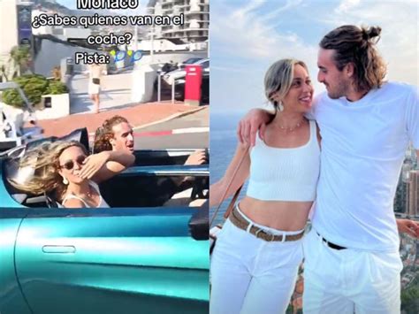 WATCH: Paula Badosa and Stefanos Tsitsipas drive around in an Aston Martin in Monaco sending ...