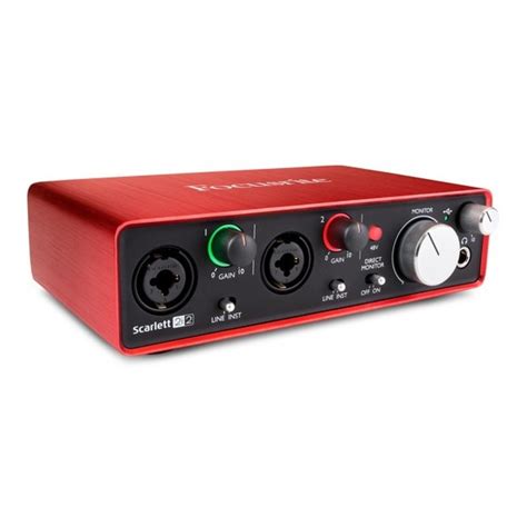 DISC Focusrite Scarlett 2i2 (2nd Gen) Monitor Bundle at Gear4music