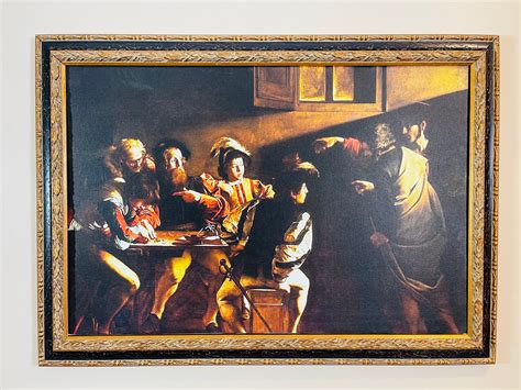 Buy The Calling of Saint Matthew by Caravaggio Canvas Art Fine Online ...