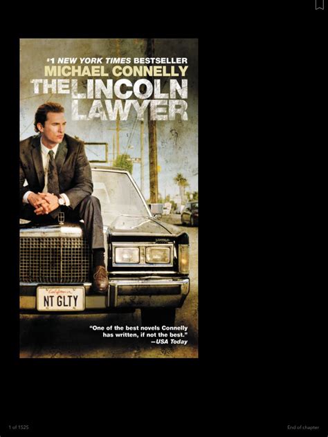 Book #1 in the Mickey Haller Lincoln Lawyer series. April 2016 Lincoln ...