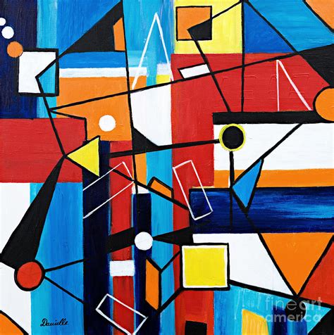 Geometric Painting by Art by Danielle - Fine Art America