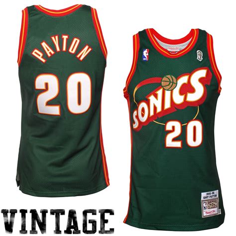 Seattle SuperSonics '95 Gary Payton Authentic Jersey