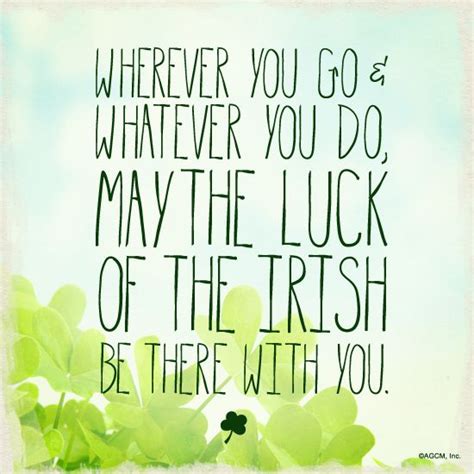 Irish Luck Quote