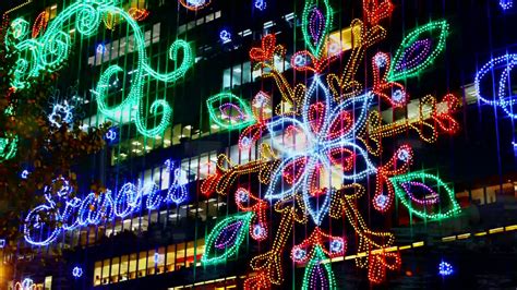 Christmas lighting in Hong Kong (2016) - YouTube