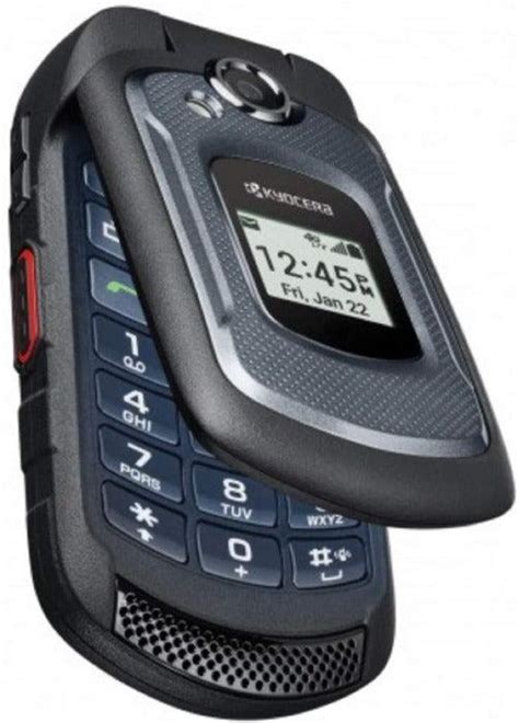 4G LTE Kyocera DuraXV E4710 Basic Flip At&t Rugged Cell Phone Straight ...