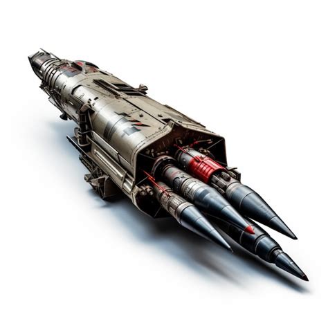 Premium Photo | Predator missile with white background high quality