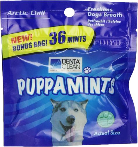 Amazon.com : Denta Clean Puppermints Breath Mints for Dogs : Pet Snack ...