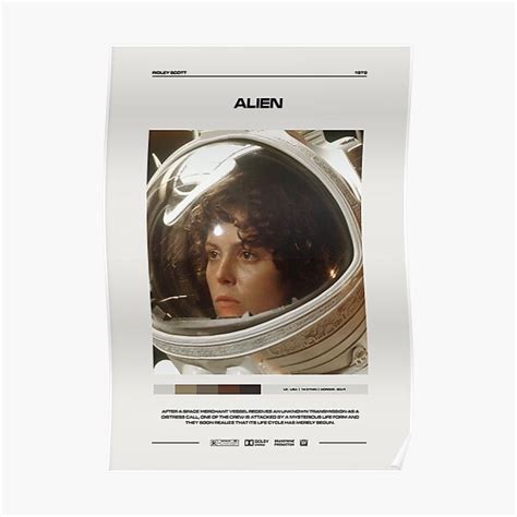 "Alien - Ridley Scott" Poster for Sale by Christyptzy | Redbubble