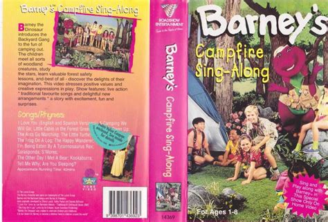 BARNEY CAMPFIRE SING ALONG VHS VIDEO PAL~ A RARE FIND~ | eBay