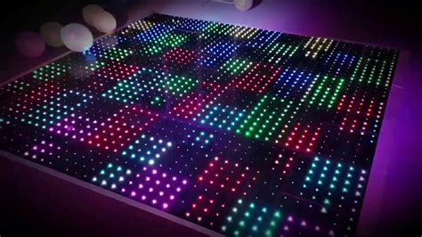 Smack Amusements - LED Pixel Dance Floor Hire - YouTube