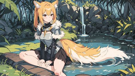 ArtStation - Medieval Anime fox girl