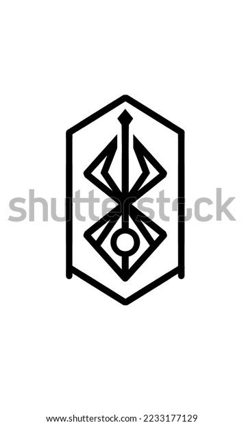 Berseker Logo Icon Modern Futuristic Symbol Stock Illustration ...