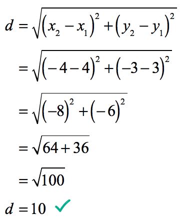 Distance Formula and Examples | ChiliMath