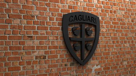 Cagliari Calcio Logo - 3D Print Model by waelmoussa