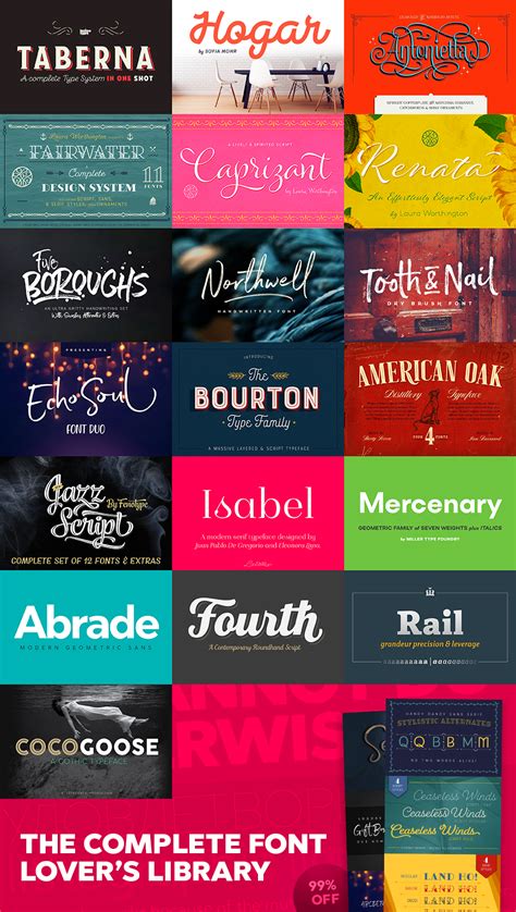 Need to upgrade your font library? Then this bundle of 19 Pro font families is for you. Super ...