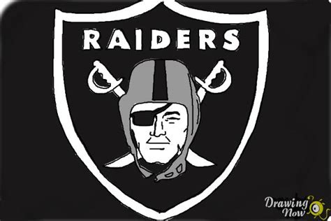 How to Draw The Oakland Raiders, Nfl Team Logo - DrawingNow