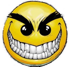 evil smiley face - Clip Art Library