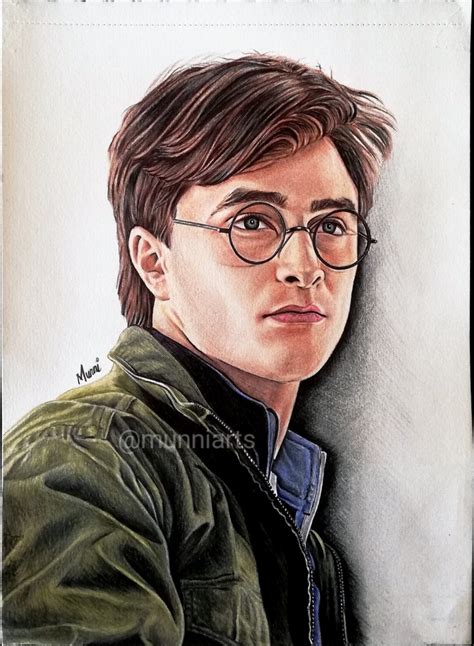 Munni Arts on Twitter: "My new Realistic Portrait drawing of Harry ...