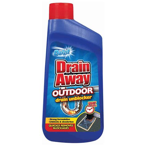 Duzzit Drain Away Outdoor Drain Unblocker 500ml - Case of 12 - MX Wholesale UK | Pound Shop ...