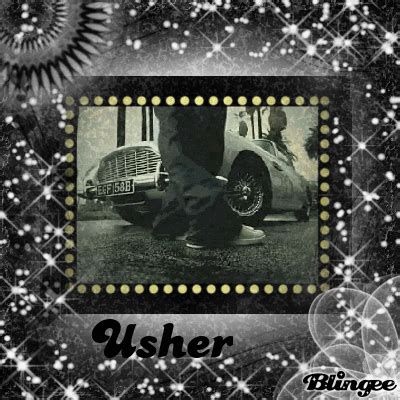 Usher =) Black White ♥ Picture #122401877 | Blingee.com