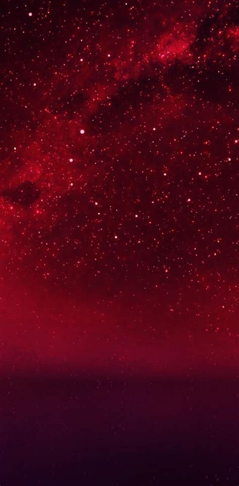 Capture the Mystique of Red in this Striking Night Wallpaper