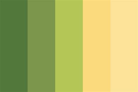 Avocado Gradient Color Palette