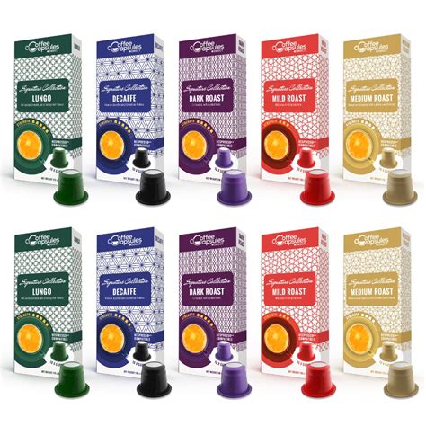 Coffee Capsules Bulk Variety includes Decaffe Nespresso Compatible ...