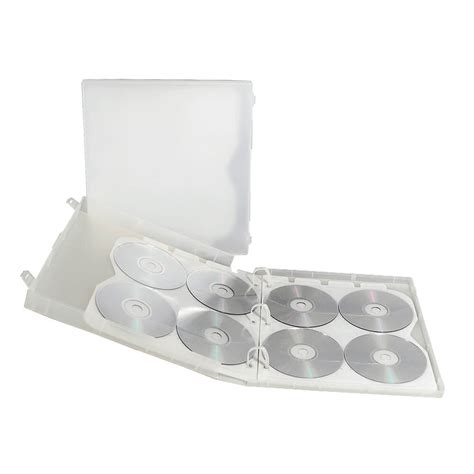 8 Disc CD/DVD Binder Page - White - Pack Of 20 - UniKeep.com